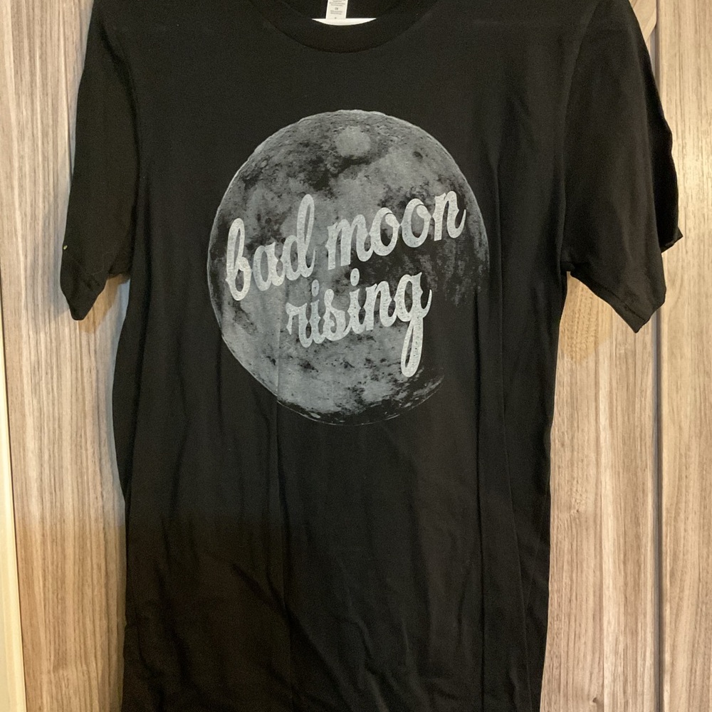 Black Graphic Tee - Bad Moon Rising